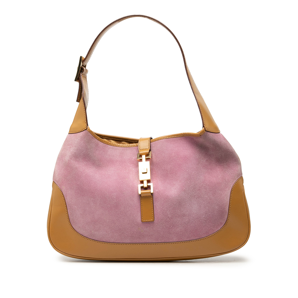 Pre-Loved Gucci Suede Jackie Shoulder Bag